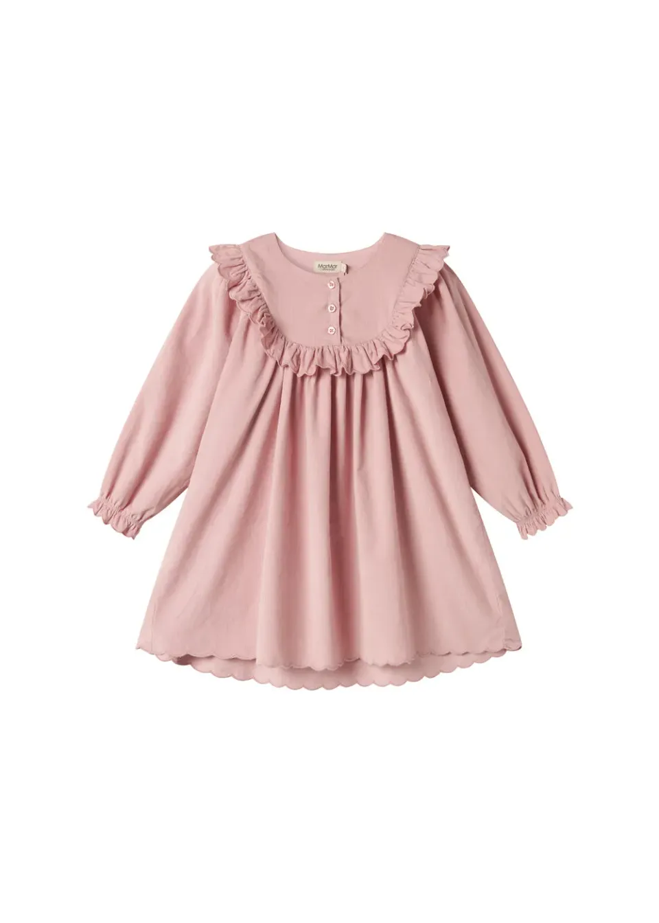 MarMar Delina LS kjole Soft Berry fløjl