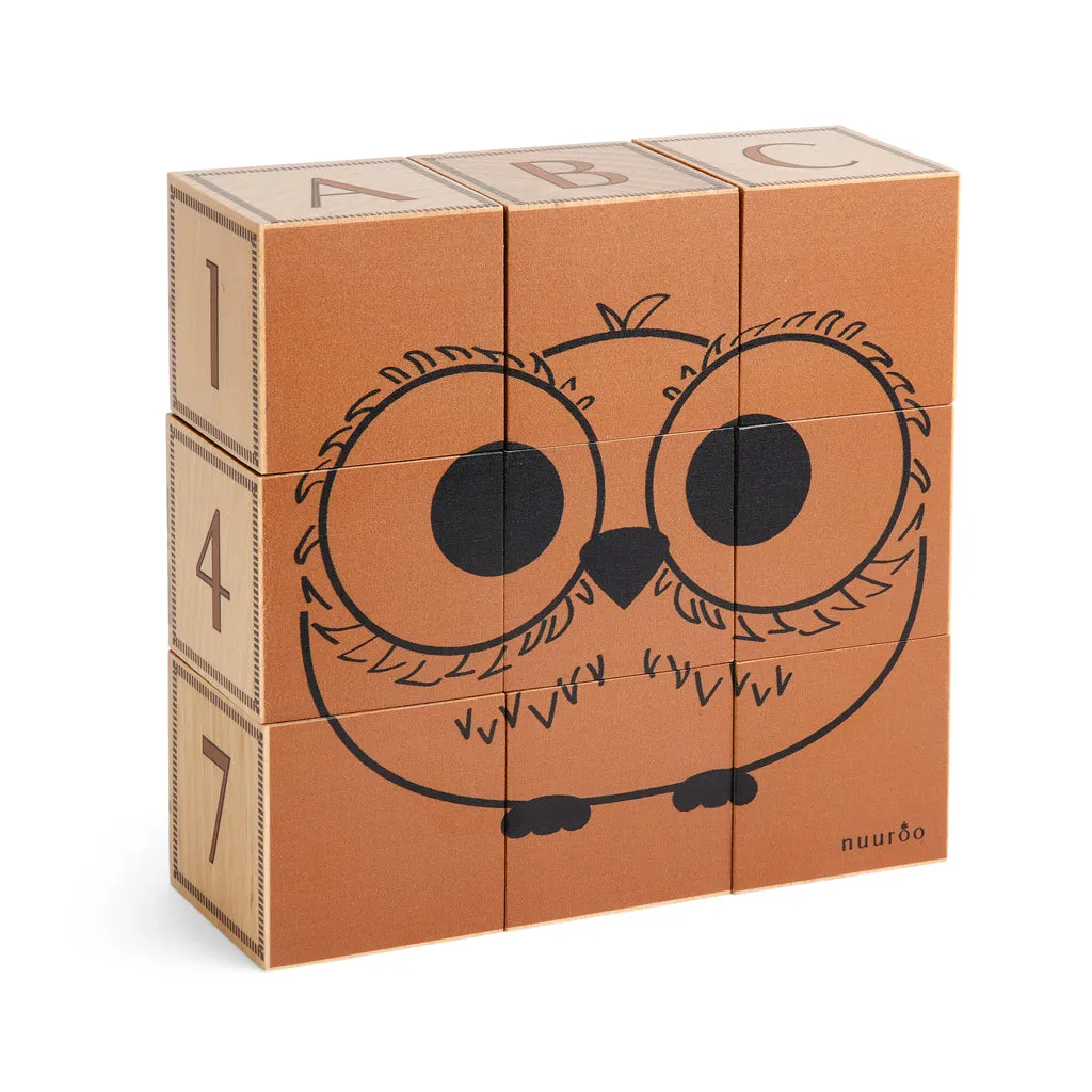 nuuroo Otto klodser Wooden Mix bøgetræ 9-pak