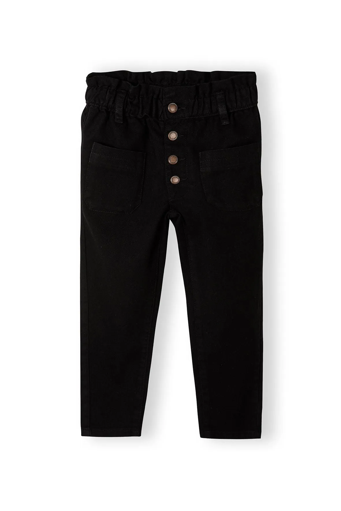 Minoti 39394 jeans sort paperbag til piger