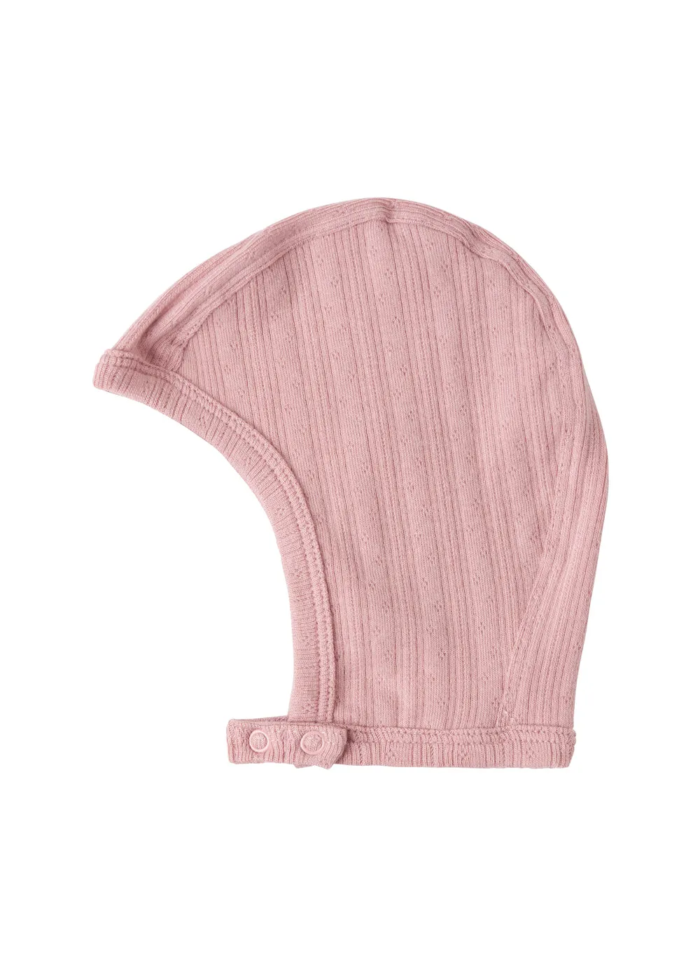 MarMar Hoody babyhjelm Soft Berry modal pointelle