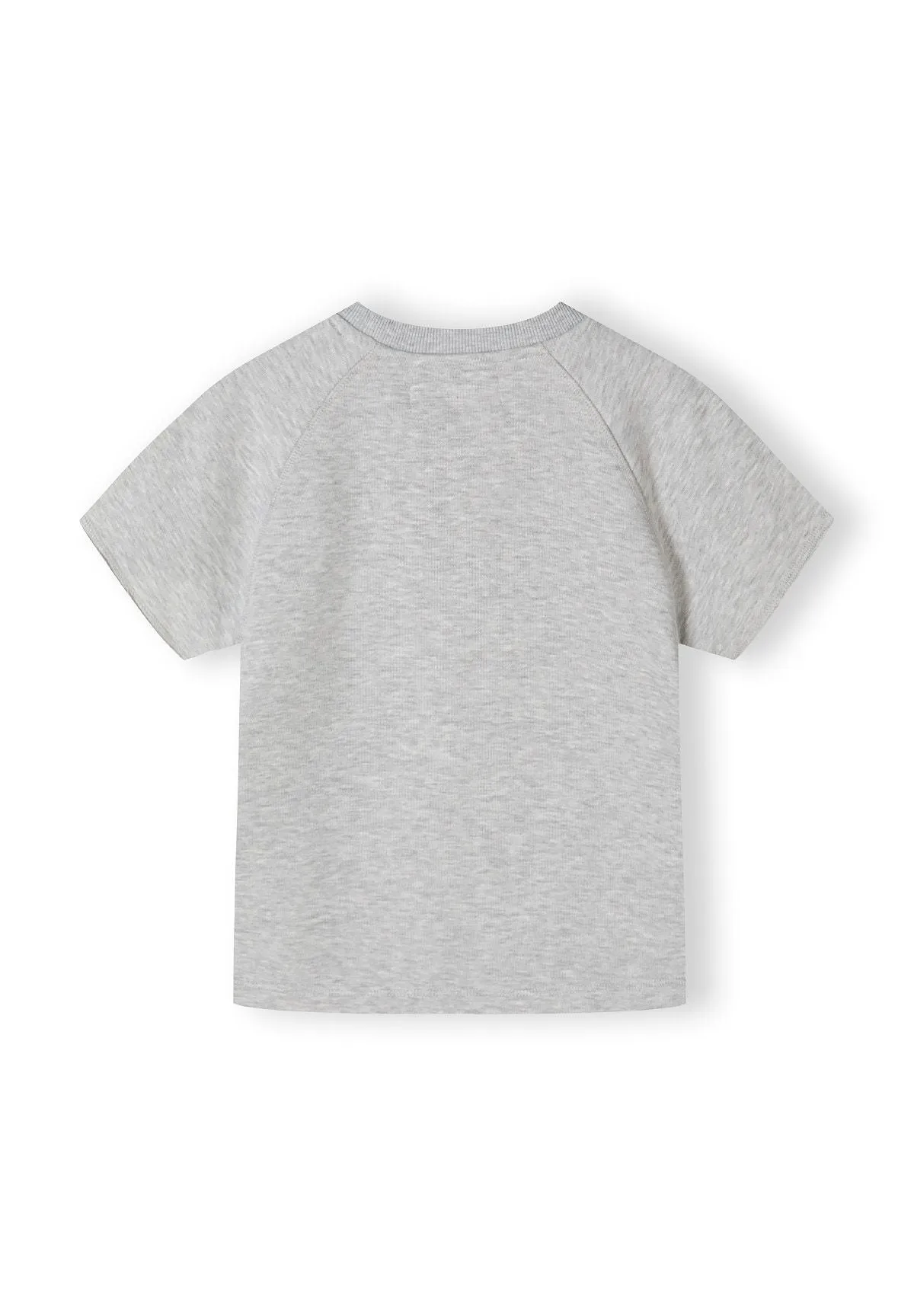 Minoti 42516 T-shirt shorts sæt grå bomuld