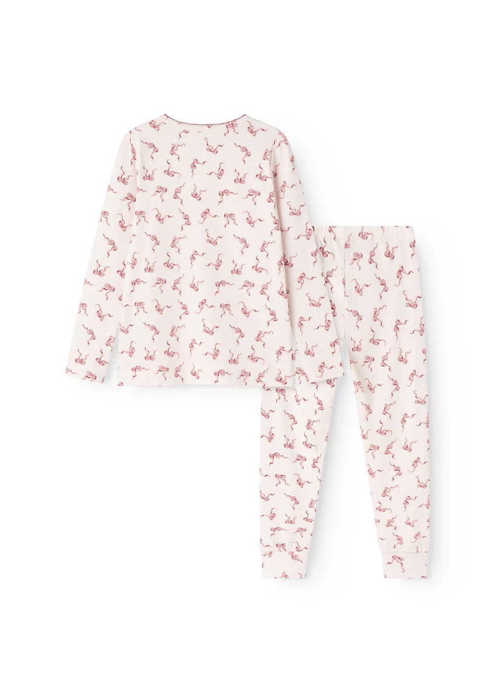 MarMar Sleepwear nattøj sæt Bows sløjfeprint