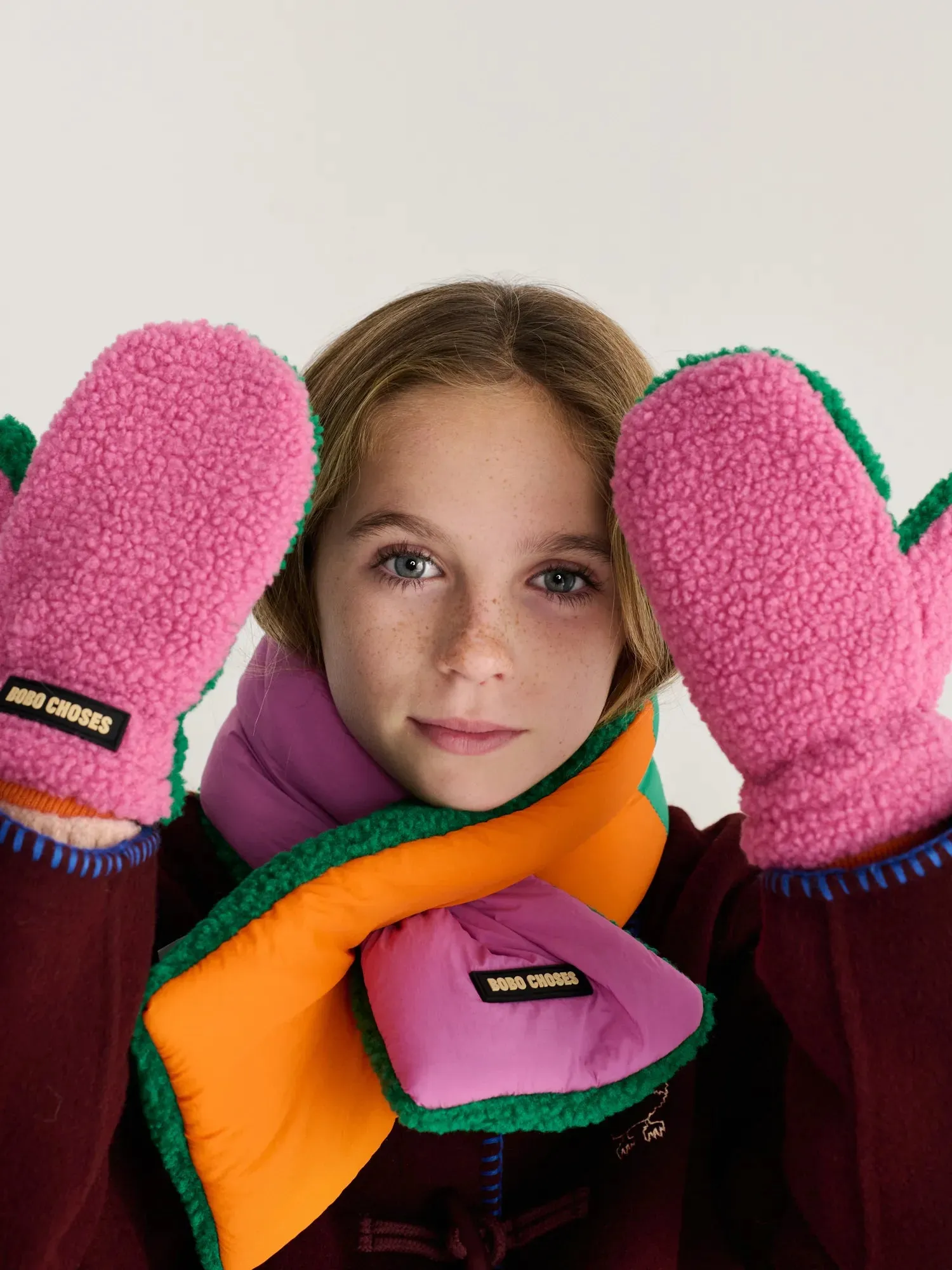 Bobo Choses Color Block luffer fuchsia genbrug