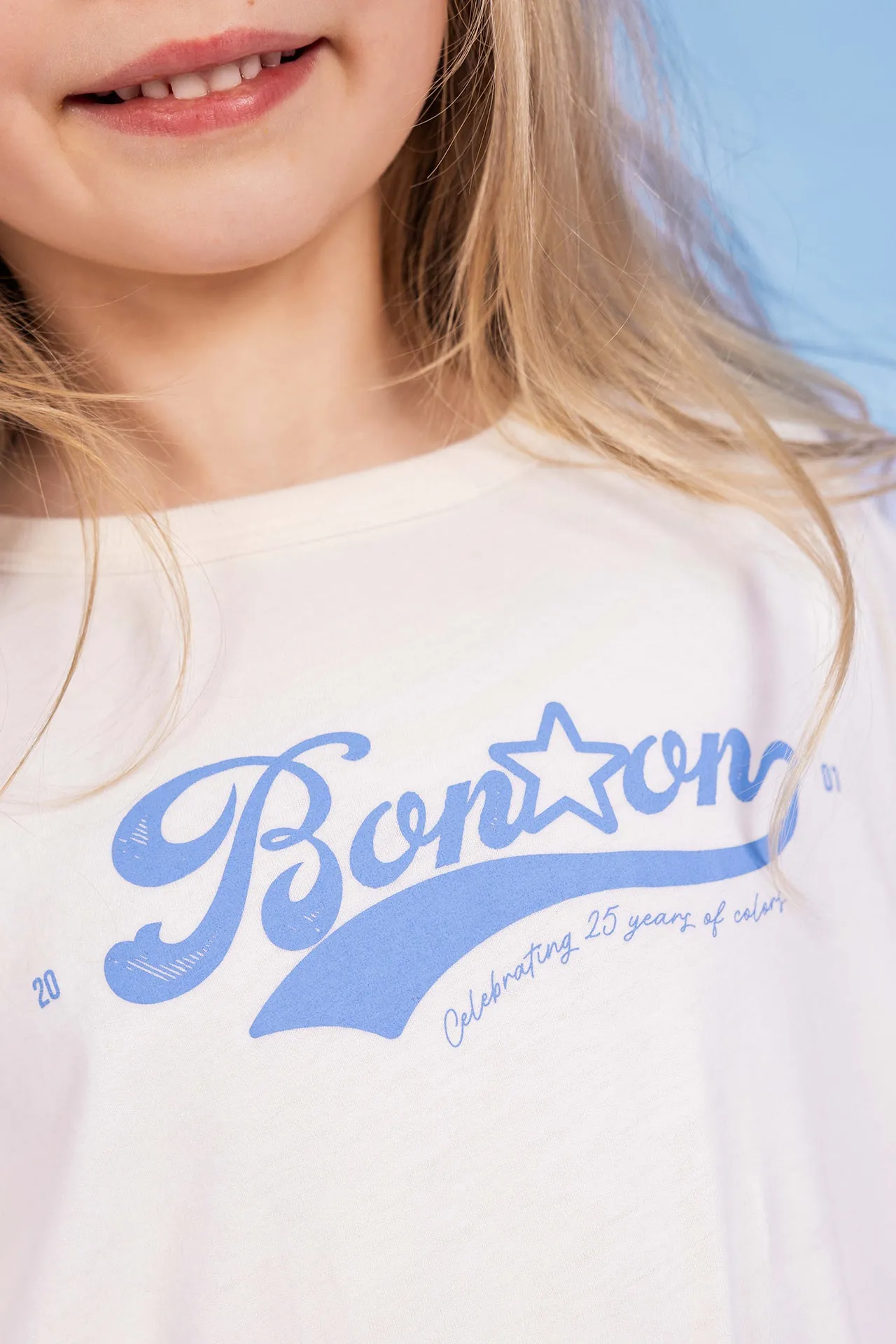 Bonton Livo Bleu Birthday t-shirt blå bomuld barn