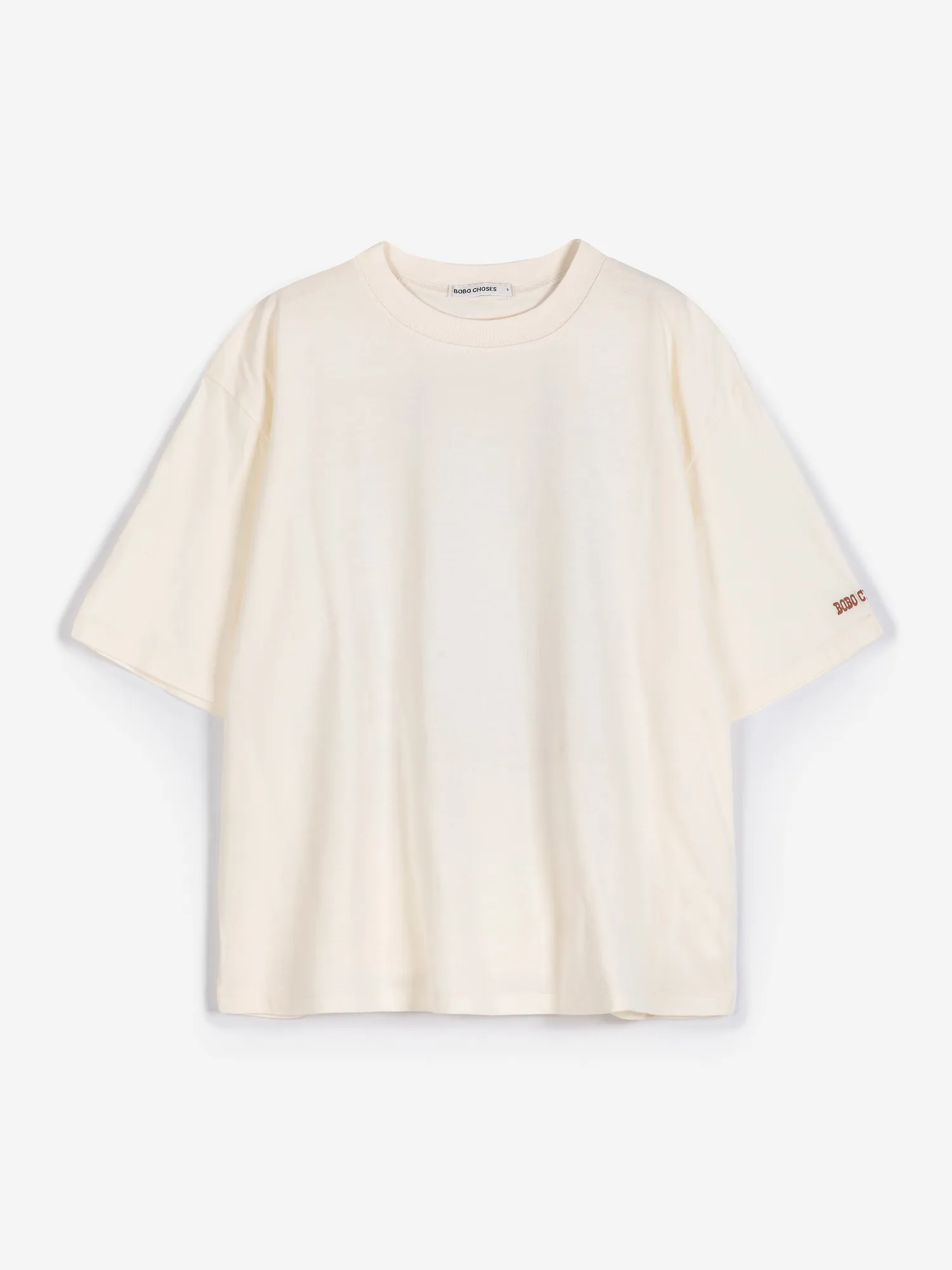 Bobo Choses Dark Flower print relaxed T-shirt offwhite