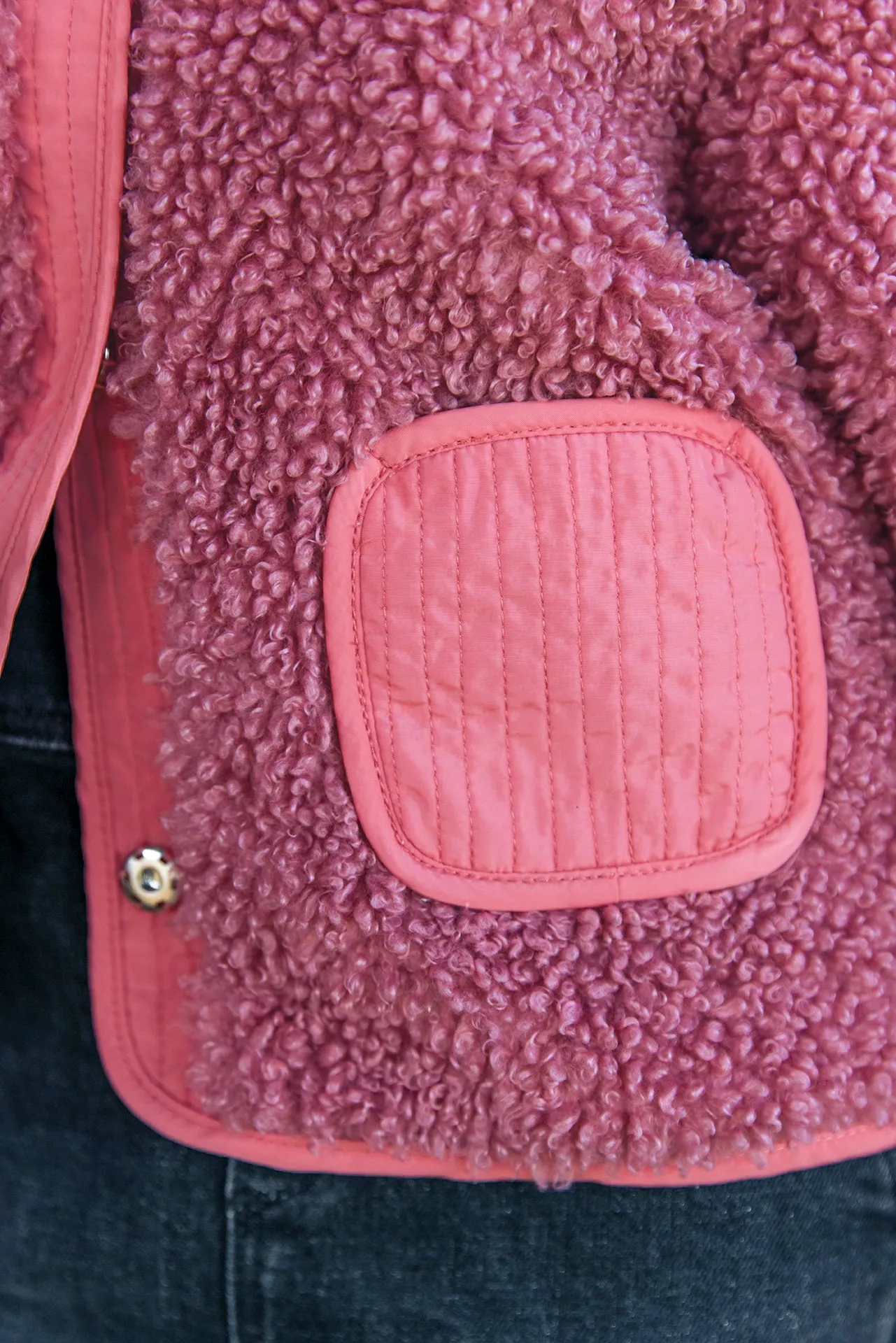 Bonton Molly Sherpa Terracotta jakke str 6A teddy