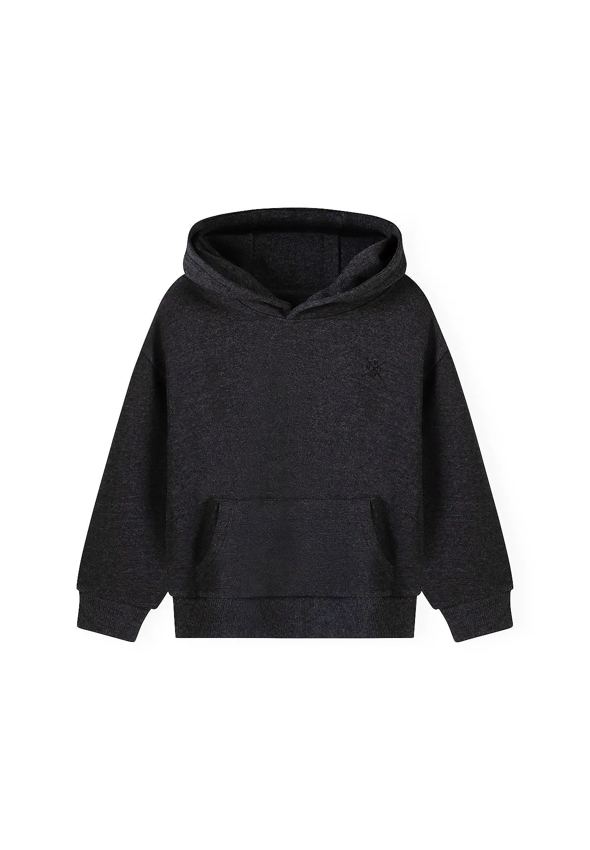 Minoti 45782 hættetrøje sort 2-pak fleece