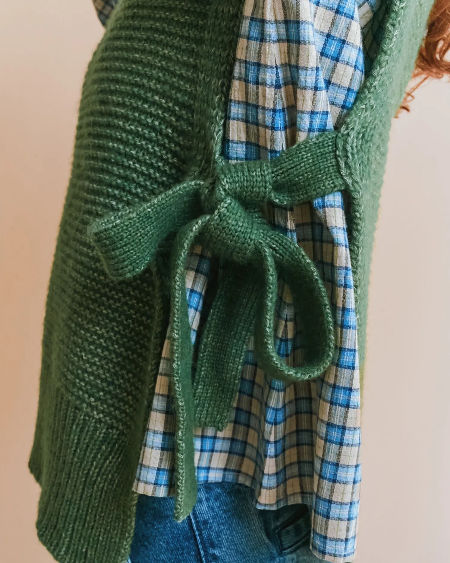 Emile et Ida Elumbia strikvest oliven dame merino