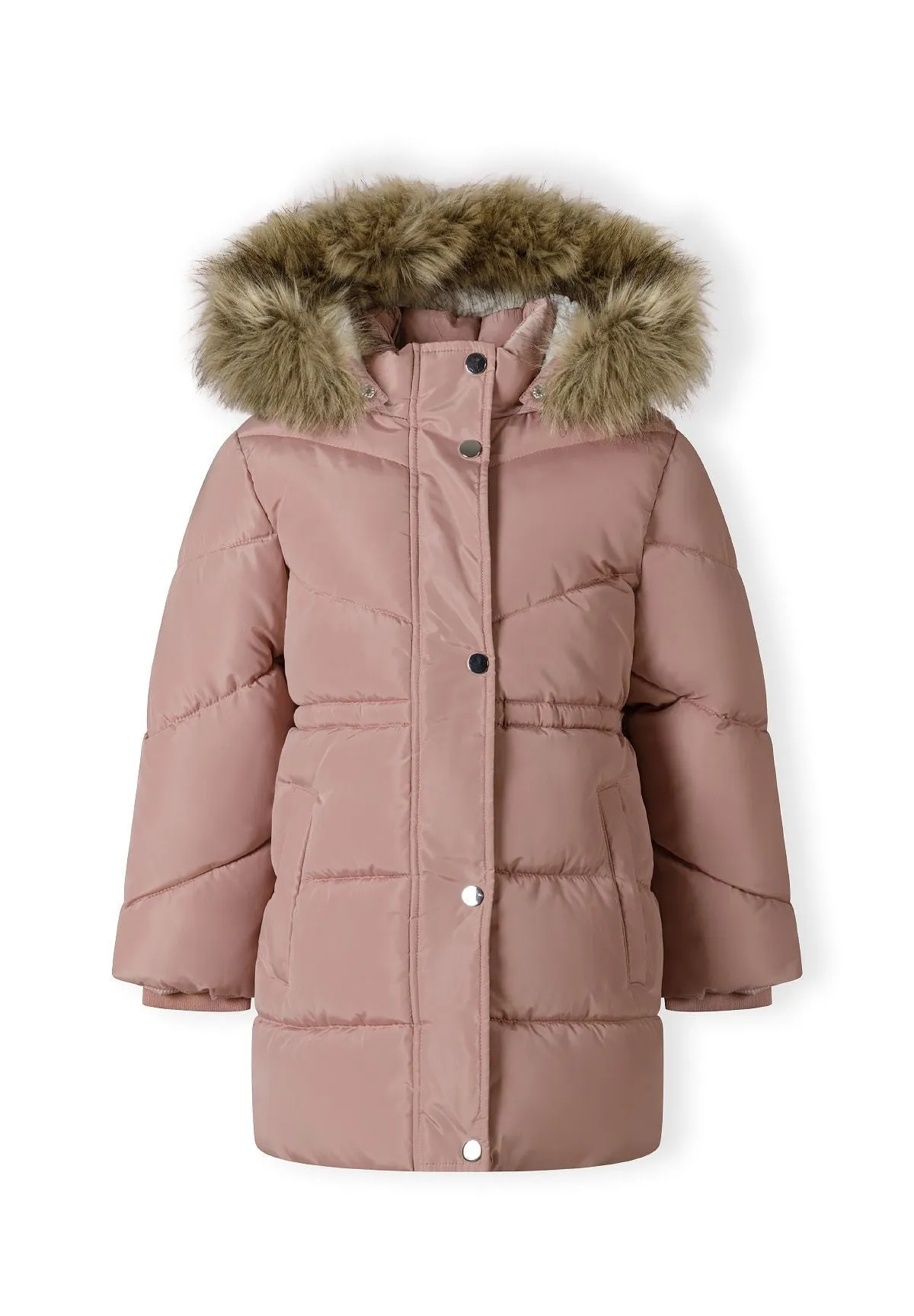 Minoti 45299 parka til piger lyserød varm