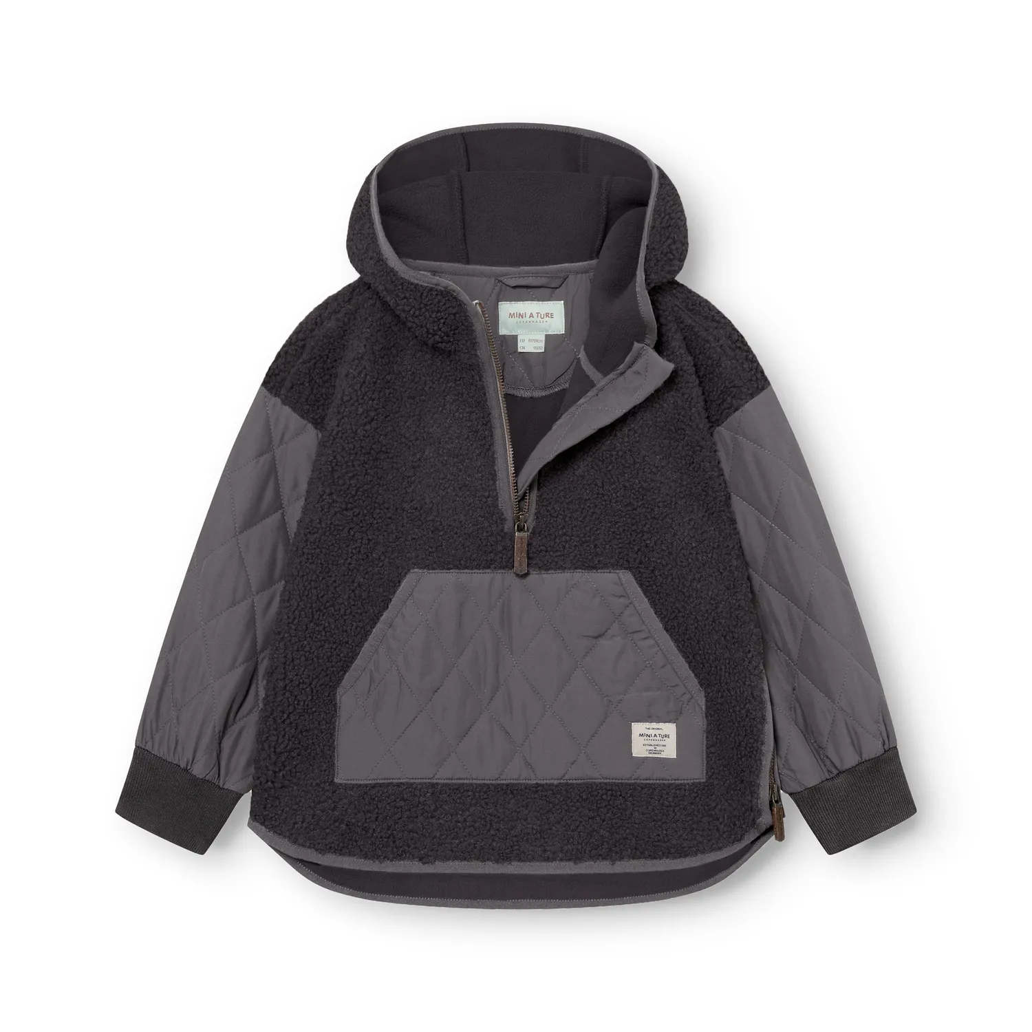MINI A TURE Matsixten termo anorak Plum kitten fleece