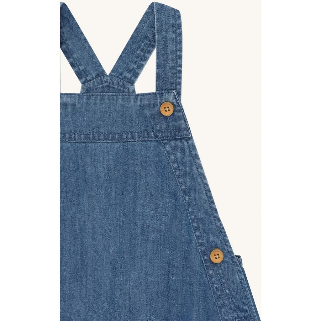 Hust & Claire Maks buksedragt Blue Denim bomuld