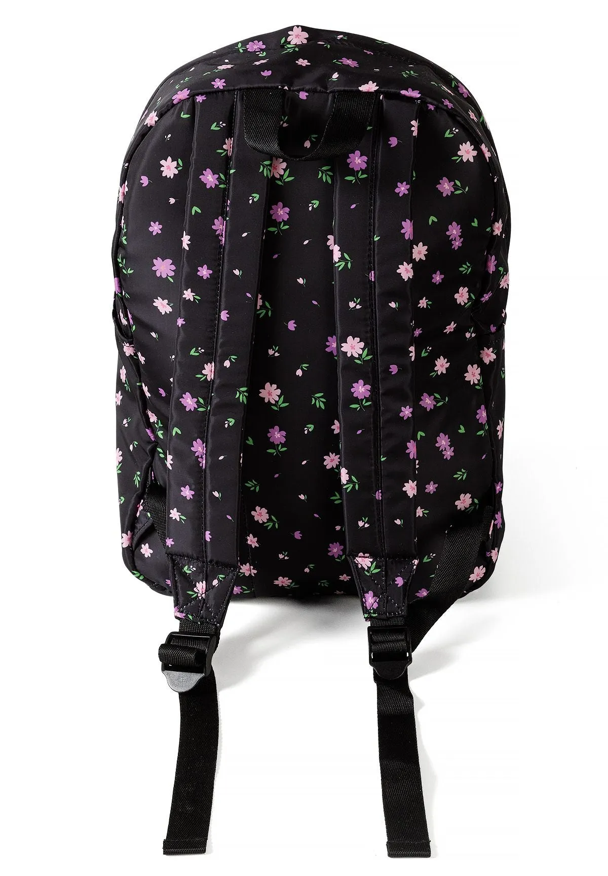 Minoti 45931 rygsæk pige sort blomst polyester
