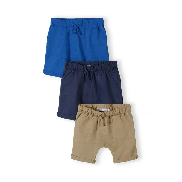 Minoti 44870 jerseyshorts til drenge 3-pak camel