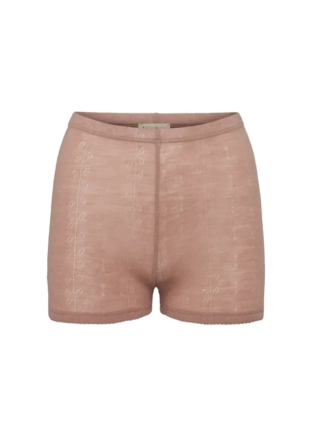 MarMar Copenhagen Poe W underbukser burnt rose uld