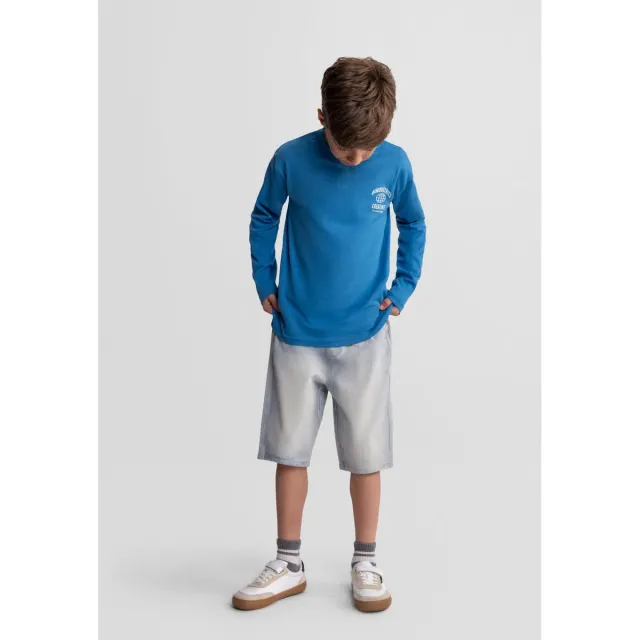 Minoti denimshorts blå 2-pak til drenge elastik