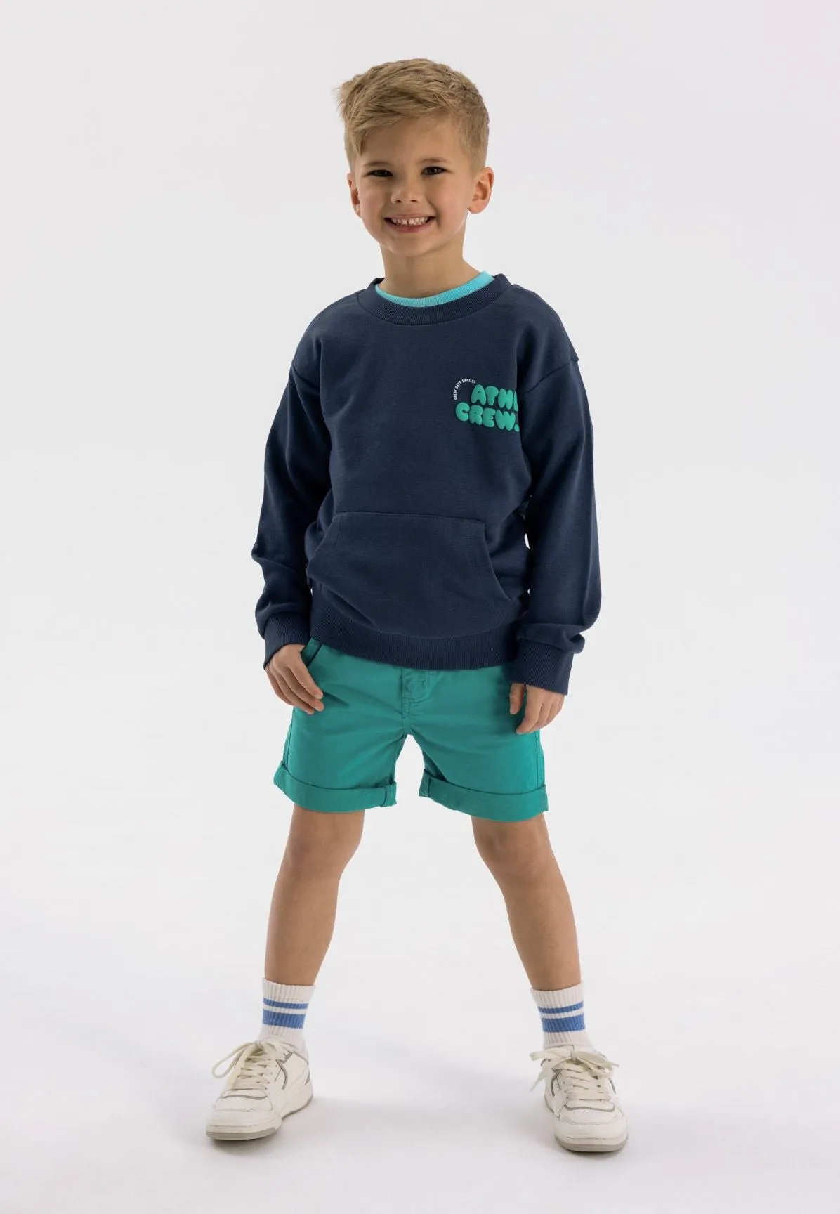 Minoti 42502 sweatshirt navy til drenge