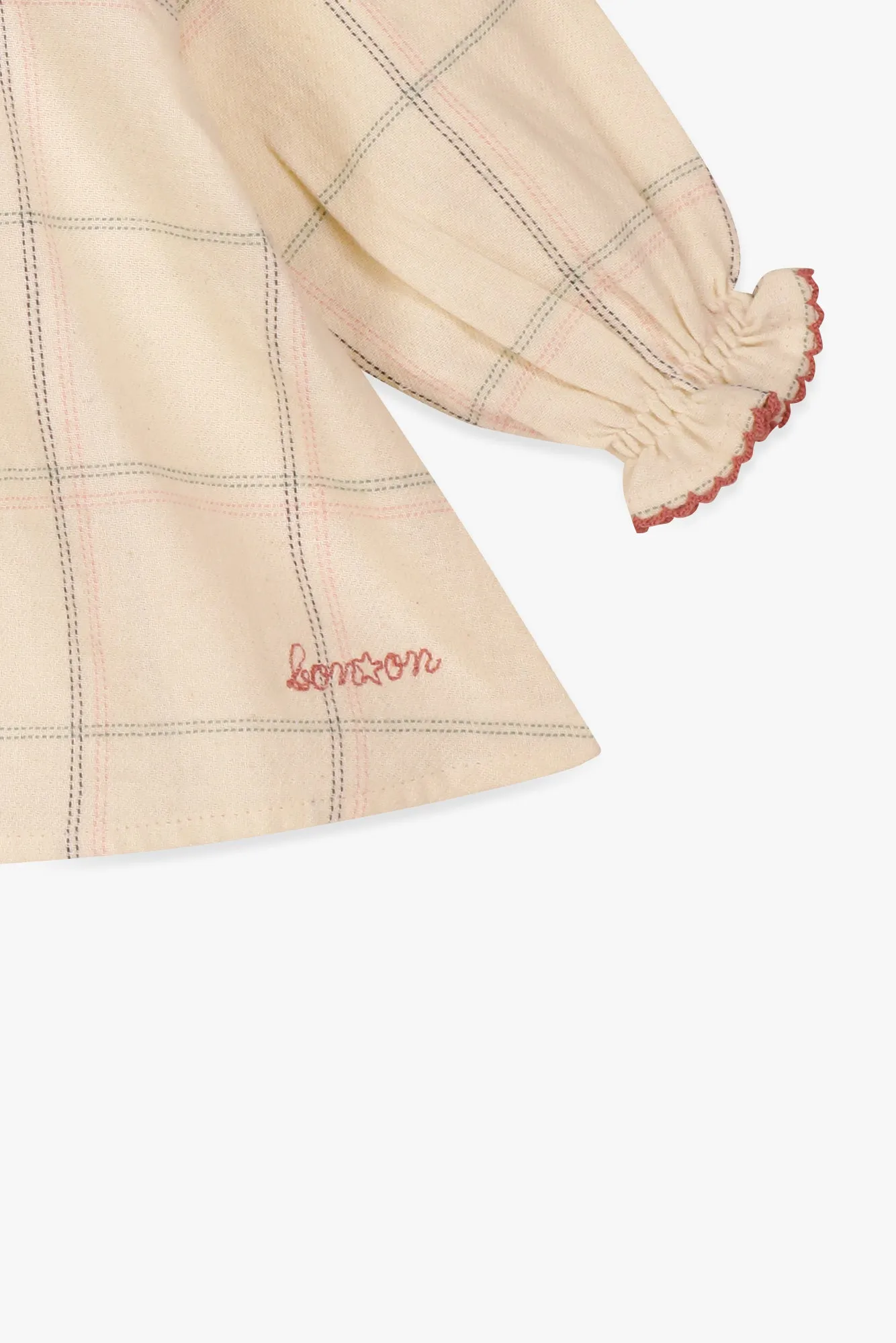 Bonton Solange Carreau Winter bluse ternet flonel