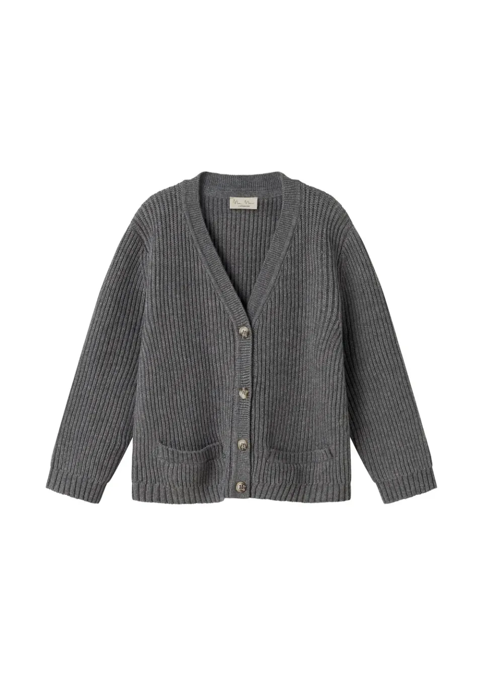 MarMar Tarono W strik cardigan Grey Melange uld