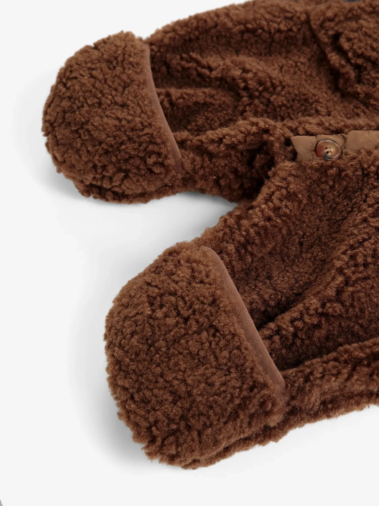 Bobo Choses Sheepskin overall 1M mørkebrun relaxed