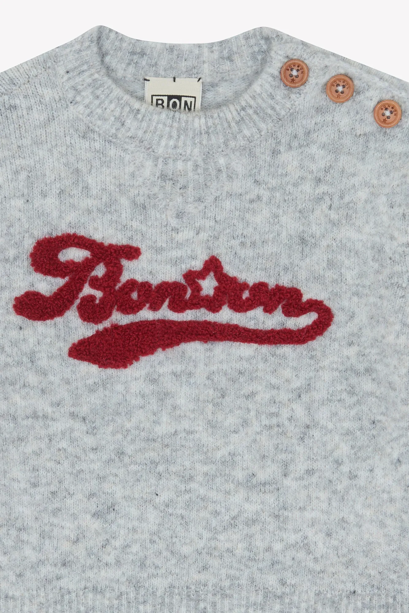 Bonton Missouri Gris Chine sweater gråmeleret
