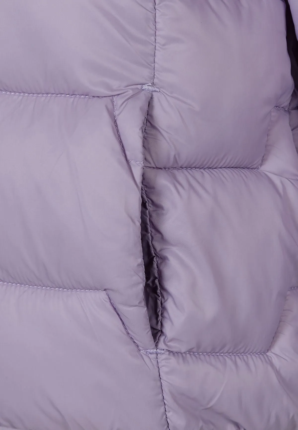 Minoti 44581 stepjakke lilla nylon let foer