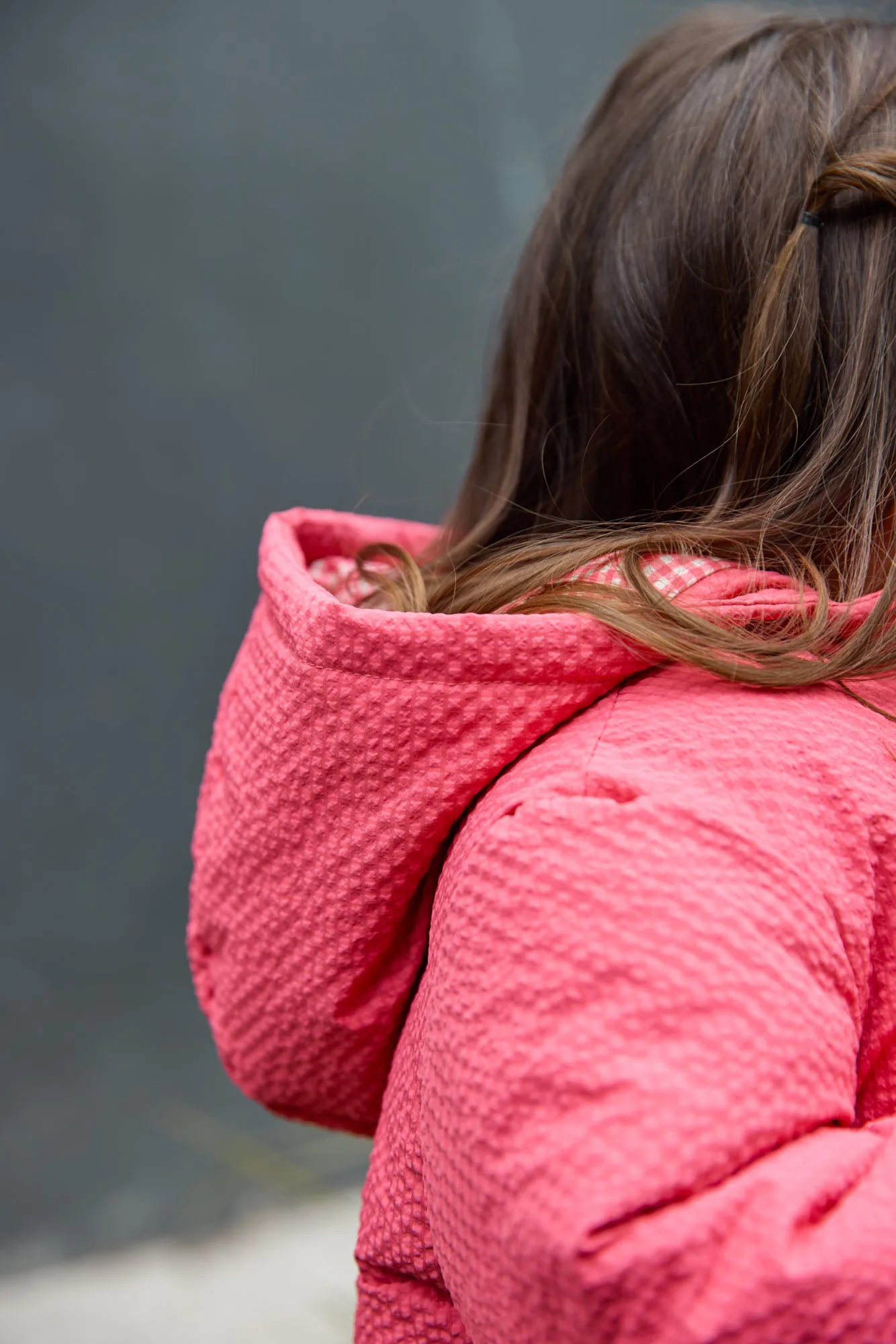 Bonton Paola dynejakke rosa ternet baby