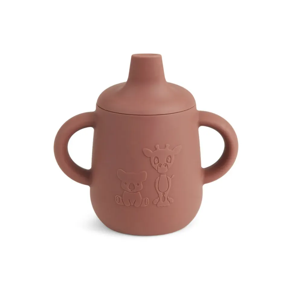 nuuroo Aiko silikone kop med tud Mahogany 140 ml