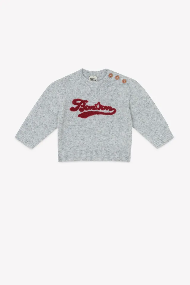 Bonton Missouri Gris Chine sweater gråmeleret