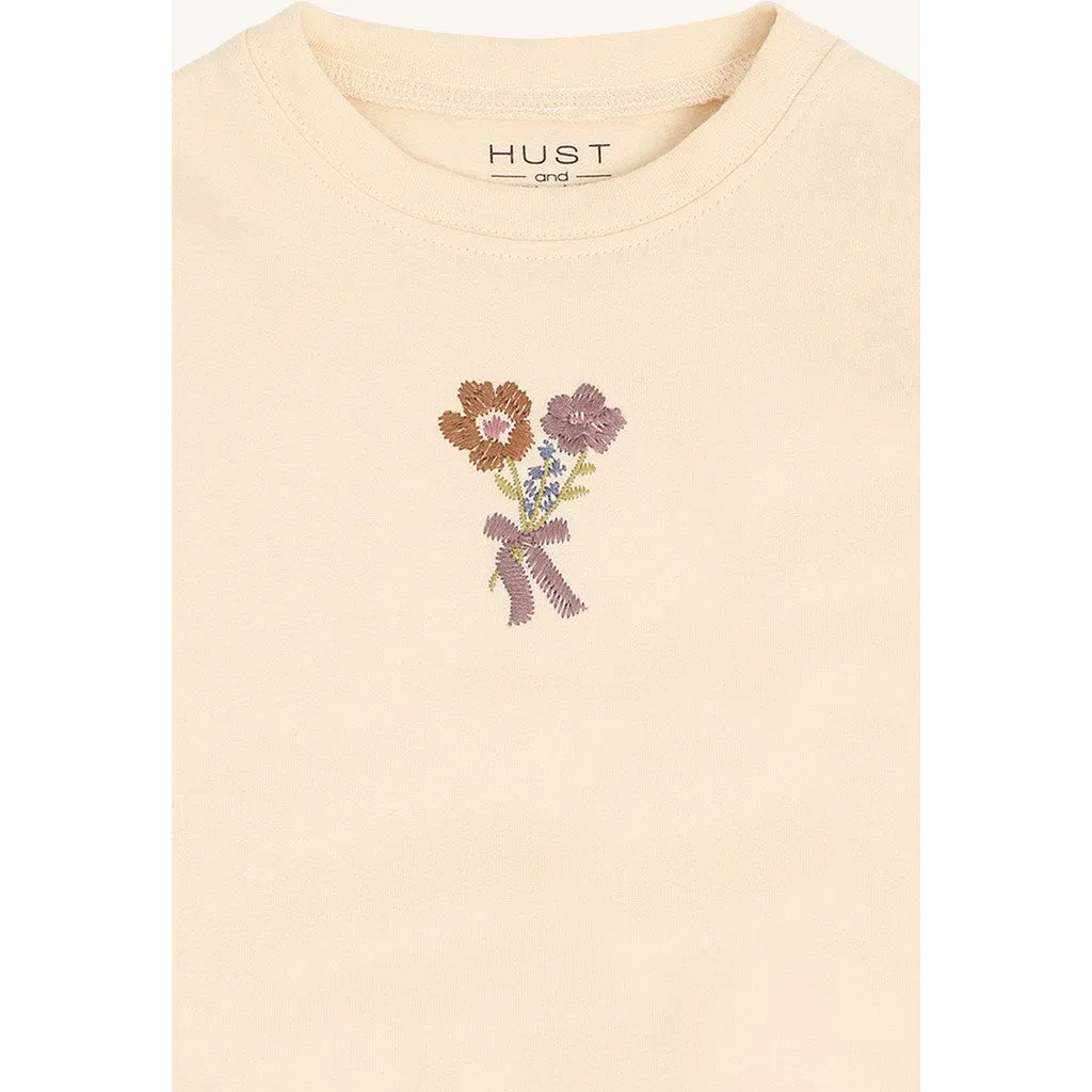 Hust & Claire HCSara sweatshirt Vanilla blomster