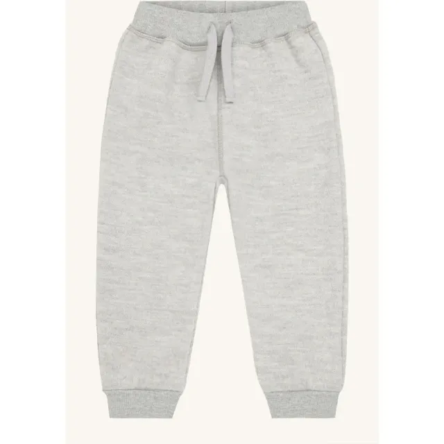 Hust & Claire Gia Boiled Wool joggingbukser Light Grey uld