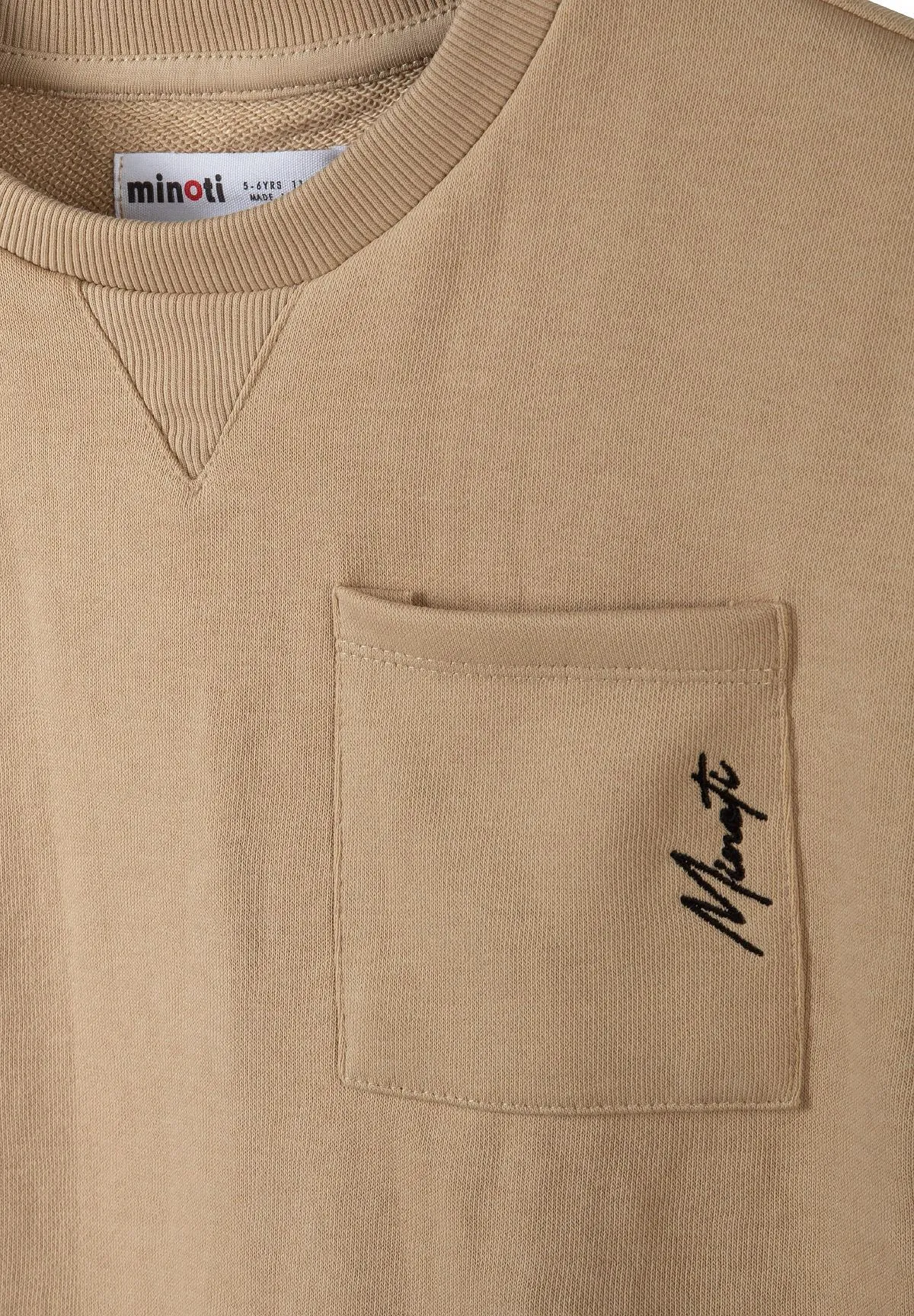 Minoti 43375 Shortssæt drenge camel jersey
