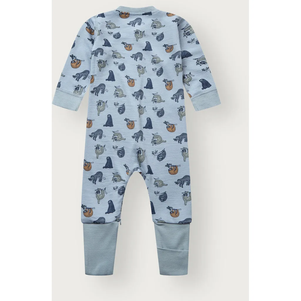 Hust & Claire HC Manu Zip Lazy natdragt Baby Blue uld