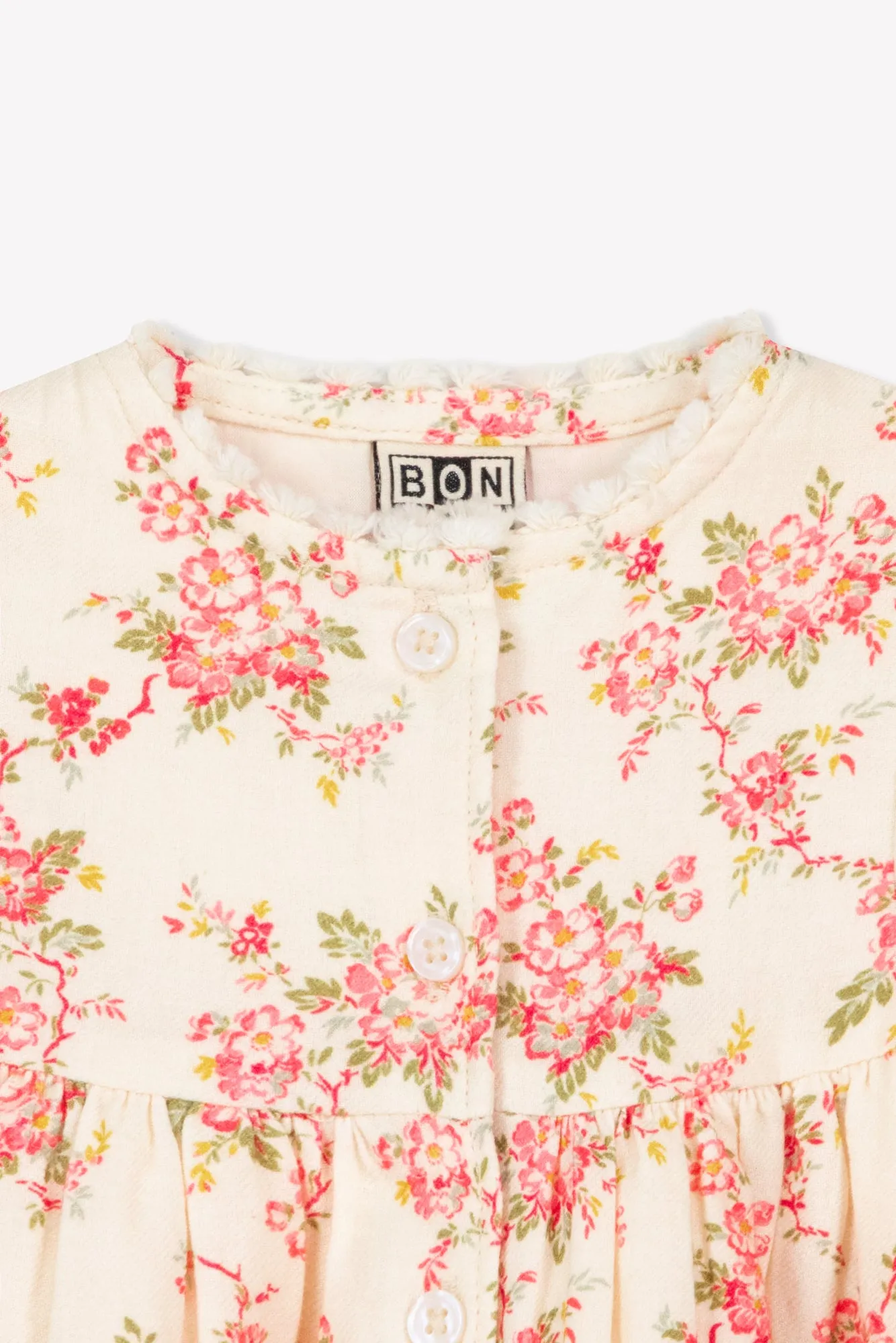 Bonton Pivoine Sunday Flowers kjole blomstret
