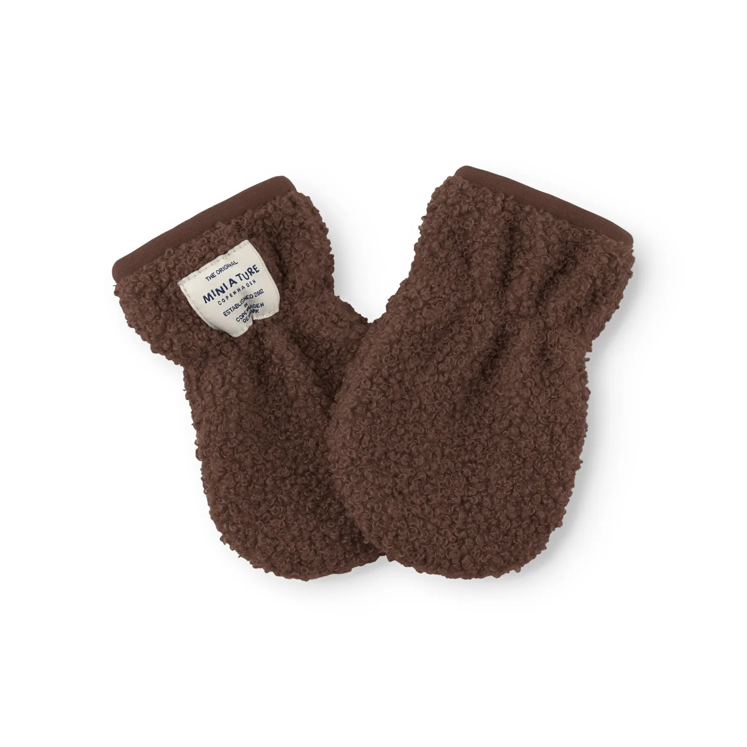 MINI A TURE MATWOLMER teddyfleece handsker Angora cream