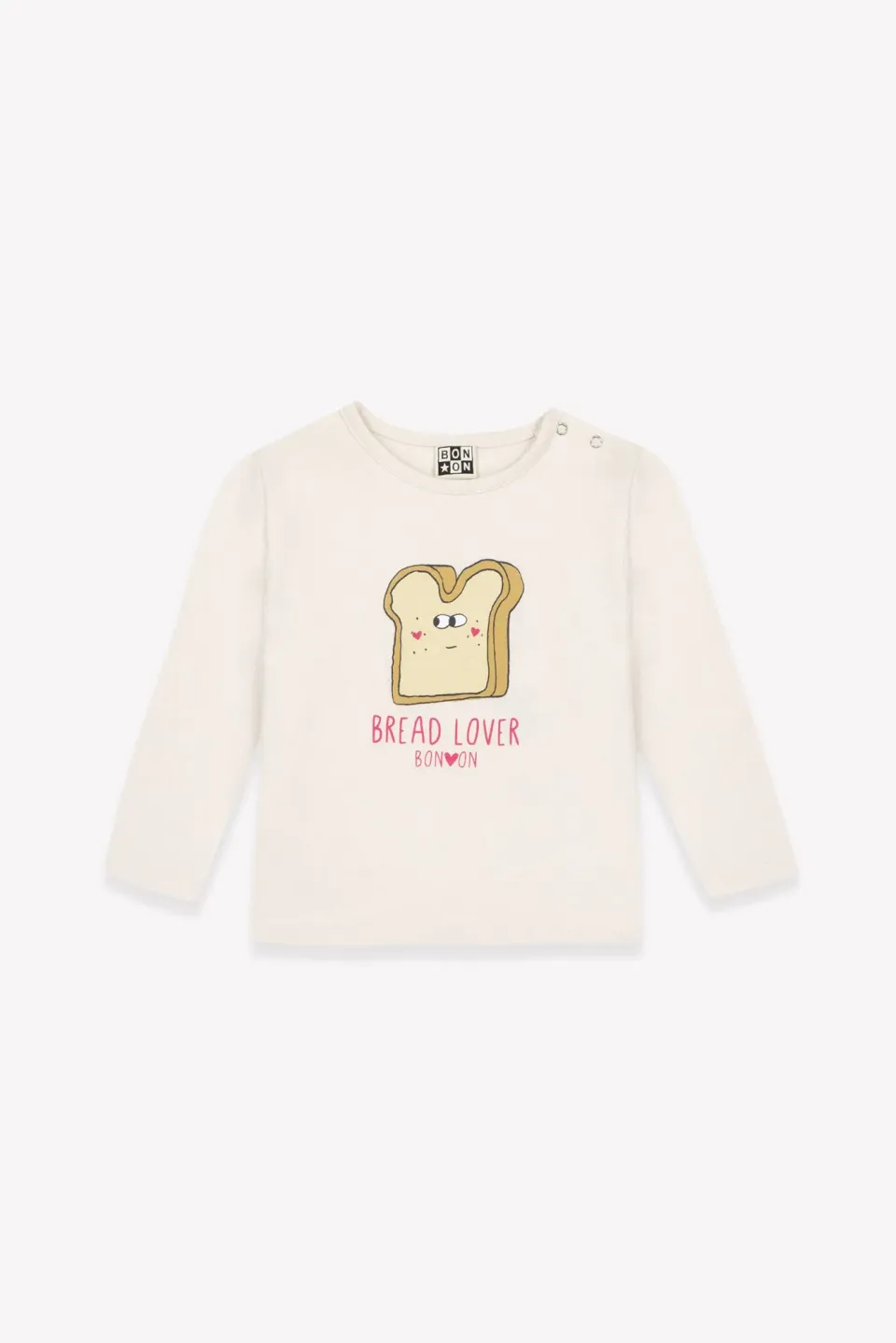 Bonton Taxi Bread T-shirt hvid bomuld baby