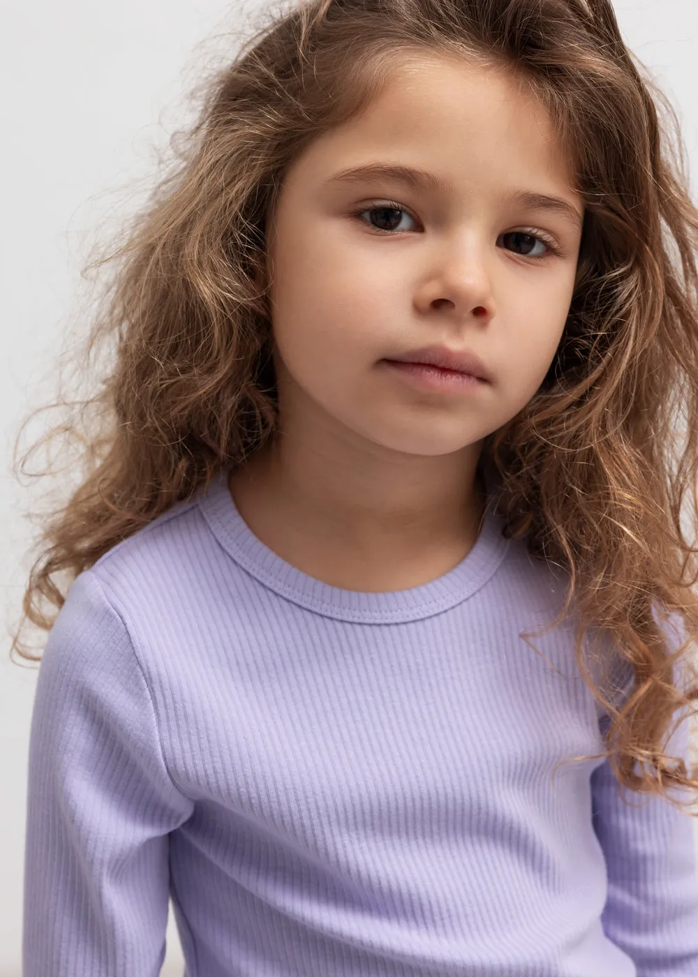 MarMar Plain Tee LS t-shirt Soft Lavender modal