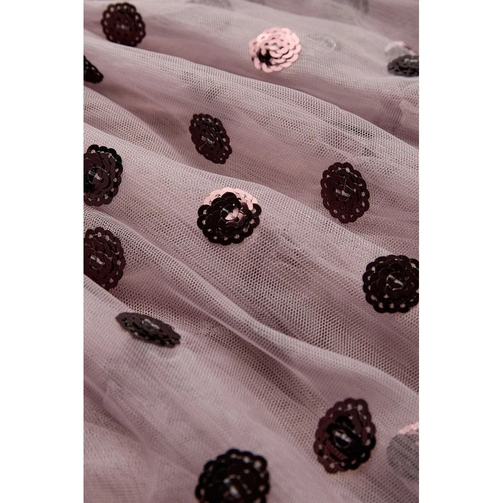 Hust & Claire HCNinna tylskørt Heather blomstret polyester