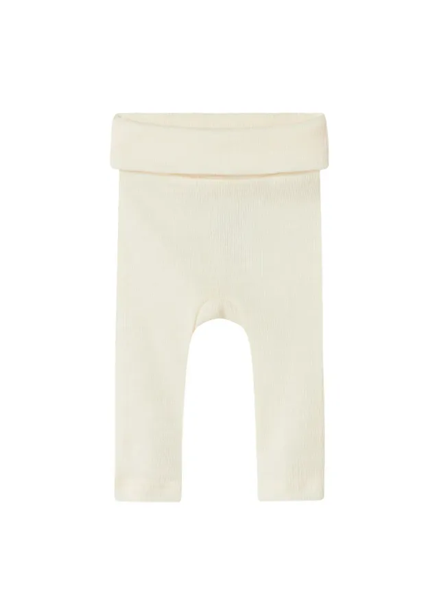 MarMar Piva Uld Rib Bukser Natural Baby