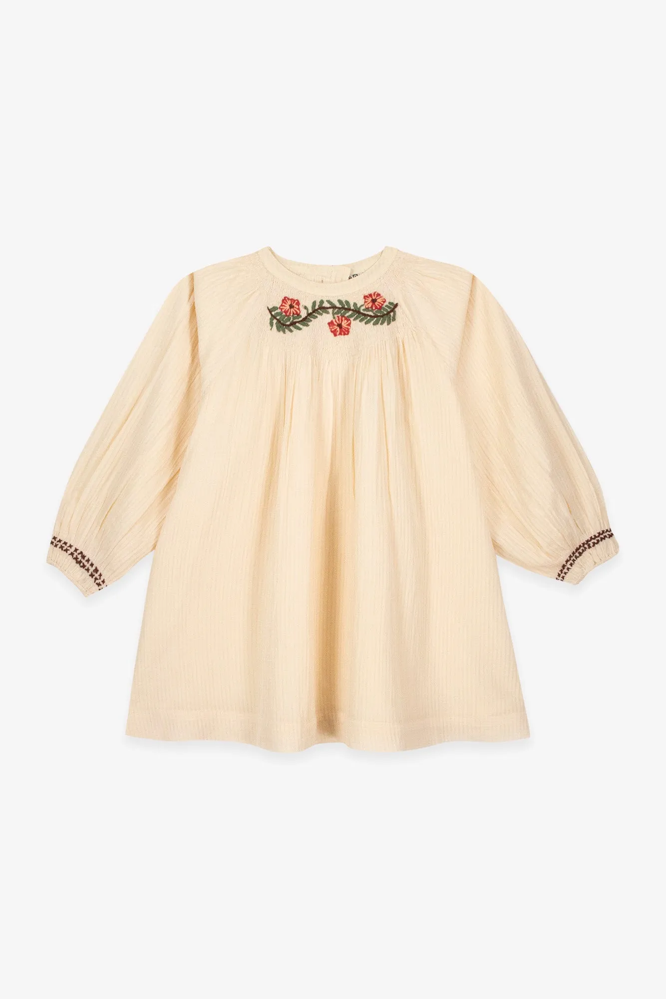Bonton Parfaite kjole stribet langærmet smock