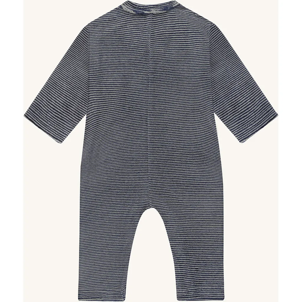 Hust & Claire HCMiles Stripe heldragt Blues bomuld