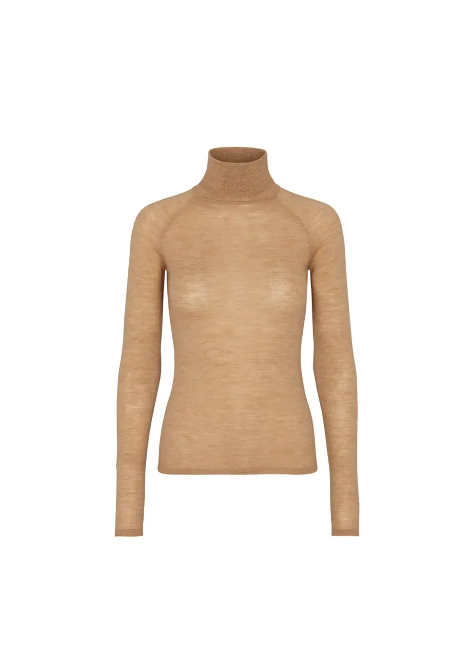 MarMar Copenhagen Trisha W bluse Light Camel merino