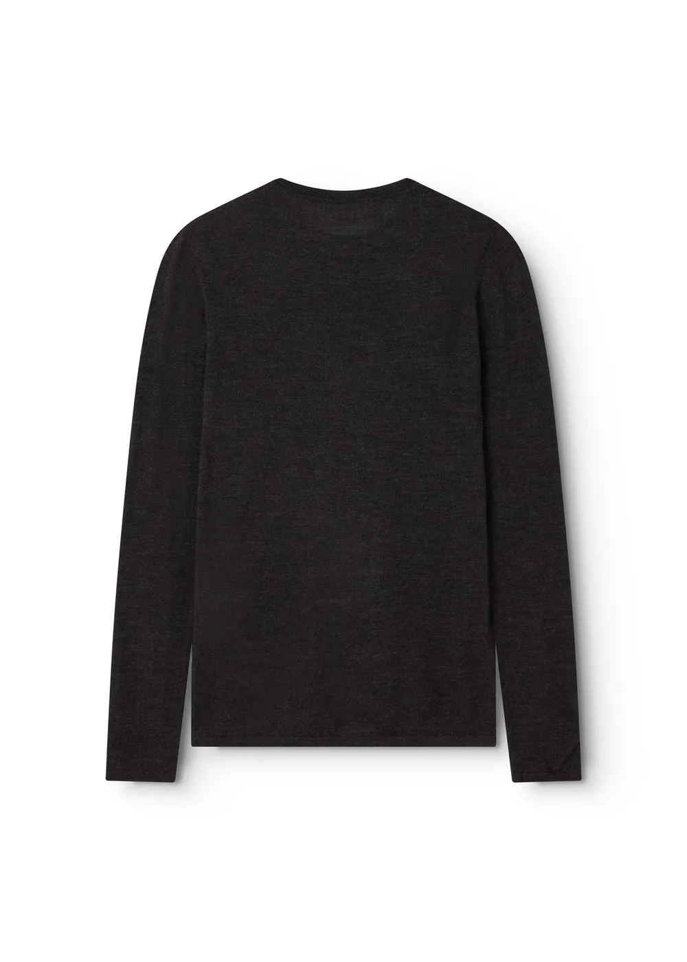 MarMar Tanne W bluse Black Grey Melange merino