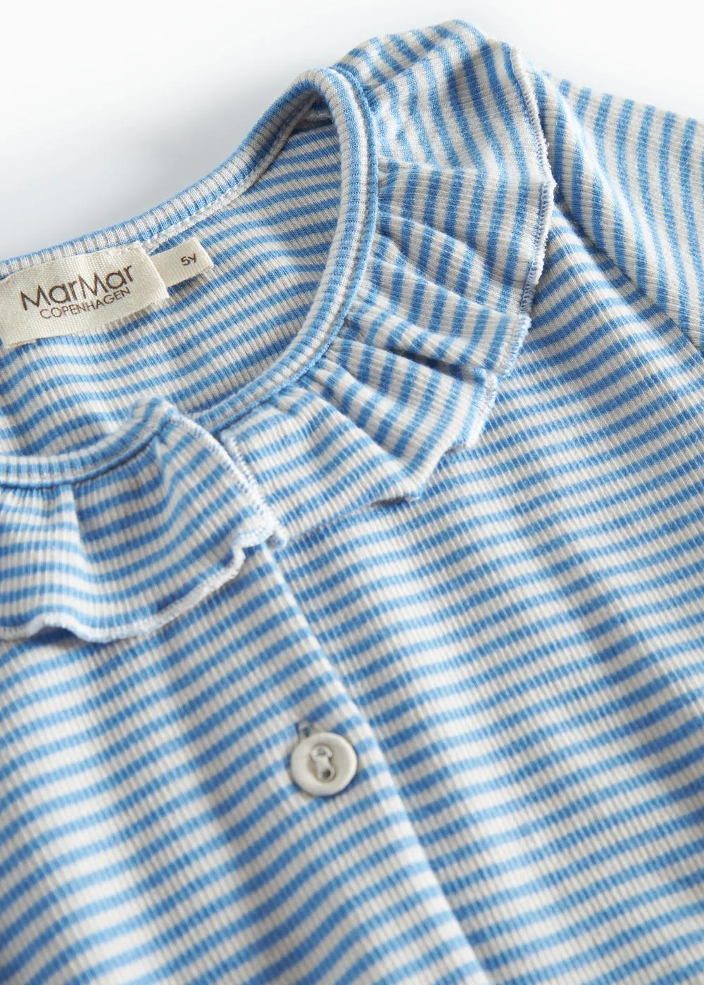 MarMar Dama LS Kjole Blue Stripe strækbar