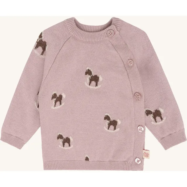 Hust & Claire Call Jacquard cardigan Heather