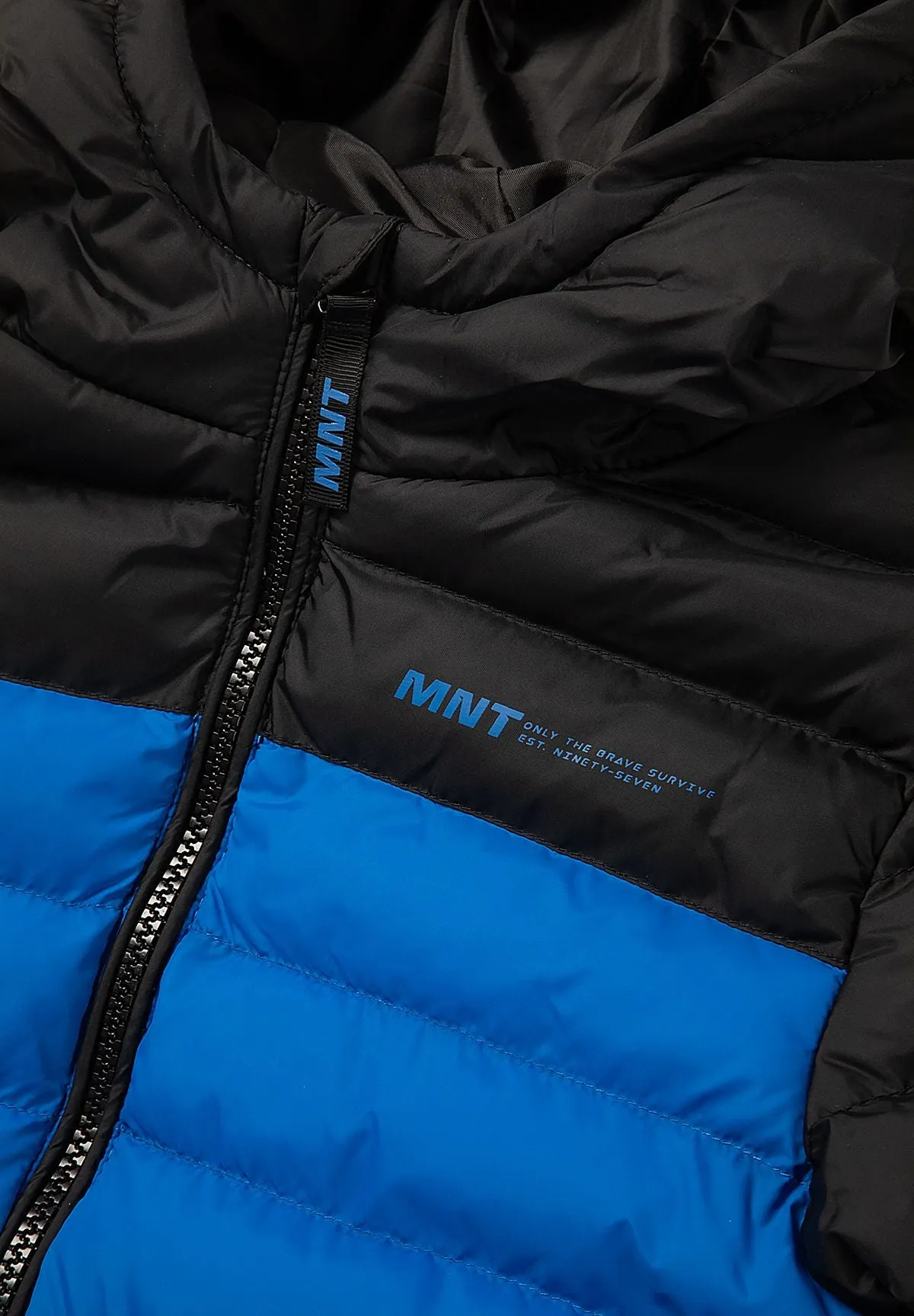 Minoti 45220 steppjakke blå nylon