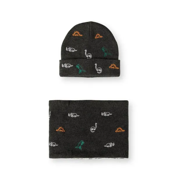 Minoti 45904 hue + loop grå dinosaur til drenge