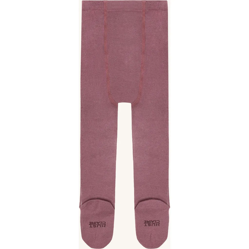 Hust & Claire Foxie strømpebukser Pale Mauve uld-bambus