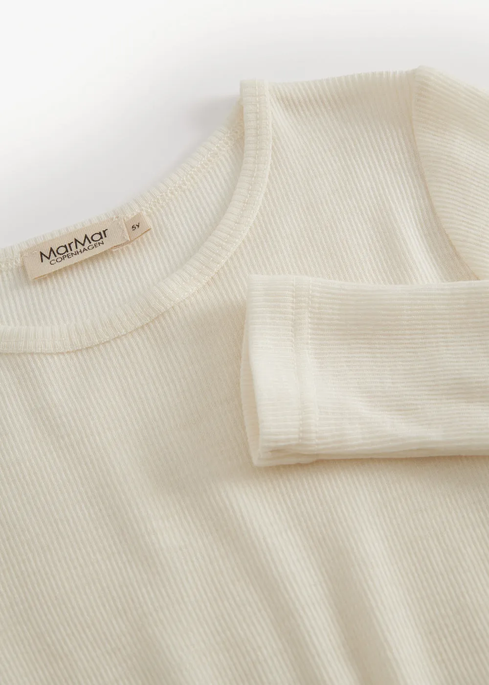 MarMar Tamra Uld Rib Bluse Natural