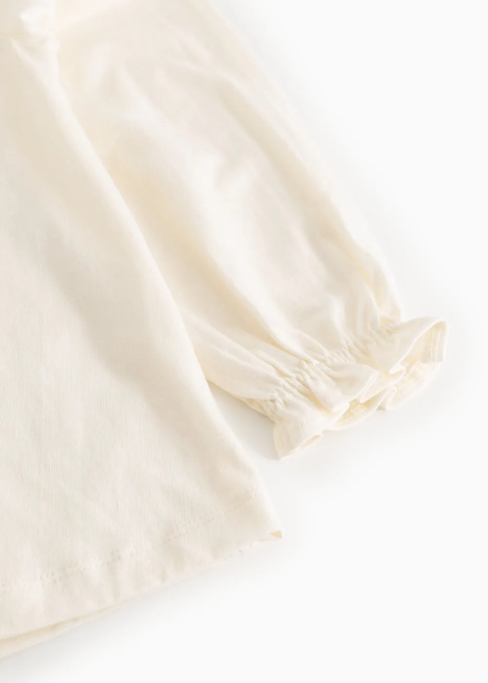 MarMar Tielle bluse Gentle White økologisk bomuld