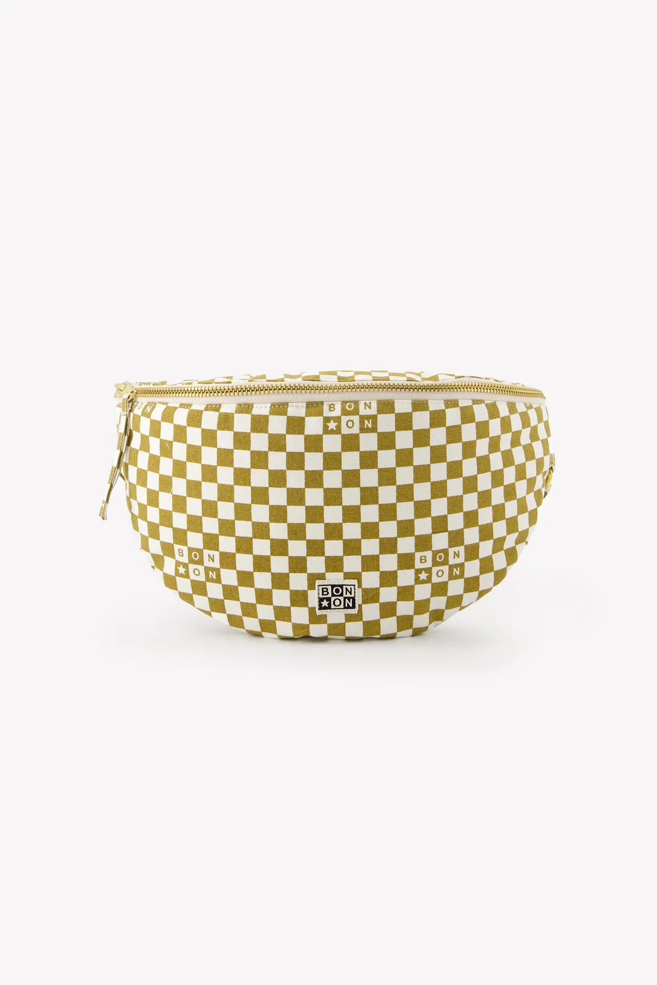 Bonton Banane Damier Noisette bæltetaske TU ternet